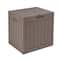Honey Can Do 30gal. Brown Small Deck Outdoor Storage Box